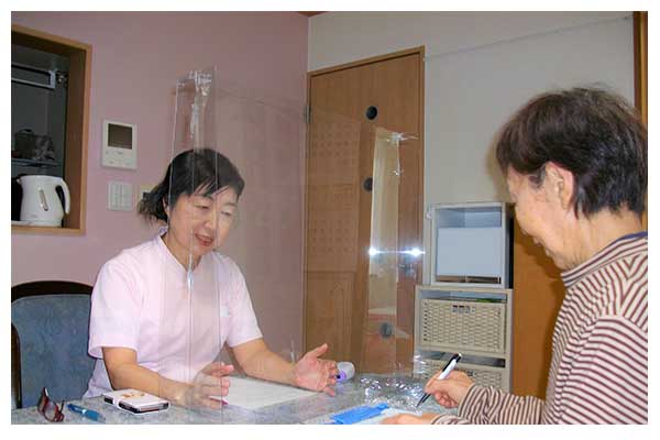 あいはし施術院のカウンセリング